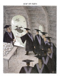 Leap of Faith - New Yorker Cartoon Premium Giclee Print by John O'brien