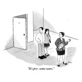 "It's pre- some wars." - New Yorker Cartoon Premium Giclee Print by Emily Flake