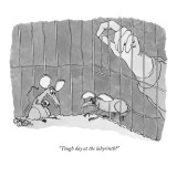 "Tough day at the labyrinth?" - New Yorker Cartoon Premium Giclee Print by Gahan Wilson