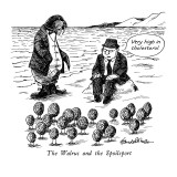 The Walrus and the Spoilsport - New Yorker Cartoon Premium Giclee Print by J.B. Handelsman