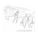 "He's a real soldier of fortune. He's ?own for Spain, China, and Pepsi-Cola." - New Yorker Cartoon Premium Giclee Print by Richard Decker