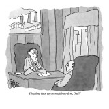 "How long have you been with our firm, Dad?" - New Yorker Cartoon Premium Giclee Print by Gahan Wilson