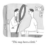 "This may burn a little." - New Yorker Cartoon Premium Giclee Print by Peter C. Vey