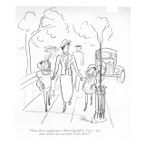 "Nous allons maintenant à Bloomingdale's, n'est-ce pas, pour achêter un to… Premium Giclee Print by Barbara Shermund