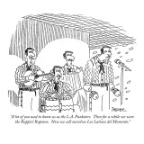 "A lot of you used to know us as the L.A. Punksters.  Then for a while we …" - New Yorker Cartoon Premium Giclee Print by Jack Ziegler