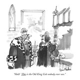 "Hah! This is the Old King Cole nobody ever sees." - New Yorker Cartoon Premium Giclee Print by Dana Fradon