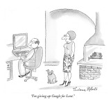 "I'm giving up Google for Lent." - New Yorker Cartoon Premium Giclee Print by Victoria Roberts