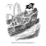 "You tell him that you find the flag offensive." - New Yorker Cartoon Premium Giclee Print by Frank Cotham