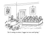 "As it's coming on winter, I suggest we recess until spring." - New Yorker Cartoon Premium Giclee Print by Michael Maslin