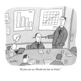 "As you can see, Henderson has no brain." - New Yorker Cartoon Premium Giclee Print by Peter C. Vey