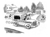 Good Humor truck is selling "Fresh Antioxidants" instead of ice cream,. - New Yorker Cartoon Premium Giclee Print by Warren Miller