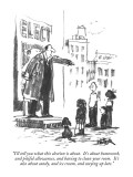 "I'll tell you what this election is about.  It's about homework, and piti…" - New Yorker Cartoon Premium Giclee Print by Robert Weber