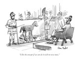 "I like the concept if we can do it with no new taxes." - New Yorker Cartoon Premium Giclee Print by Dana Fradon