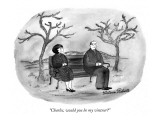 "Charles, would you be my vintner?" - New Yorker Cartoon Premium Giclee Print by Victoria Roberts