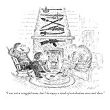 "I am not a vengeful man, but I do enjoy a touch of retribution now and then." - New Yorker Cartoon Premium Giclee Print by Edward Koren