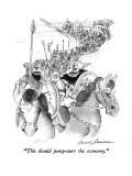 "This should jump-start the economy." - New Yorker Cartoon Premium Giclee Print by Bernard Schoenbaum