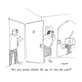 "It's your dentist, Charlie.  He says it's been five years!" - New Yorker Cartoon Premium Giclee Print by Al Ross