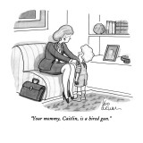 "Your mommy, Caitlin, is a hired gun." - New Yorker Cartoon Premium Giclee Print by Leo Cullum
