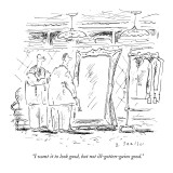 "I want it to look good, but not ill-gotten-gains good." - New Yorker Cartoon Premium Giclee Print by Barbara Smaller
