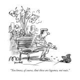 "You know, of course, that these are legumes, not nuts." - New Yorker Cartoon Premium Giclee Print by Frank Modell