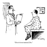 "Give it to me nuanced, Doc." - New Yorker Cartoon Premium Giclee Print by Mike Twohy