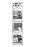 Genius Grants and Recipients - New Yorker Cartoon Premium Giclee Print by Roz Chast