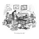 "I'm running a loose ship." - New Yorker Cartoon Premium Giclee Print by Victoria Roberts