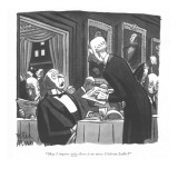"May I inquire why there is no more Château Lafite?" - New Yorker Cartoon Premium Giclee Print by Peter Arno