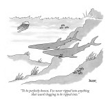 "To be perfectly honest, I've never ripped into anything that wasn't beggi…" - New Yorker Cartoon Premium Giclee Print by Jack Ziegler
