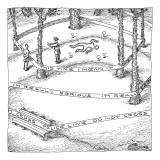 A policeman holds his hands up to stop a man from approaching the crime sc… - New Yorker Cartoon Premium Giclee Print by John O'brien