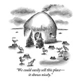 "We could easily sell this place—it shows nicely." - New Yorker Cartoon Premium Giclee Print by Frank Cotham