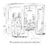 "We sent Justin to law school, but it didn't take." - New Yorker Cartoon Premium Giclee Print by Barbara Smaller