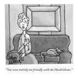 "You were entirely too friendly with the Hendricksons." - New Yorker Cartoon Premium Giclee Print by Gahan Wilson