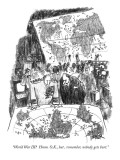 "World War III?  Hmm. O.K., but, remember, nobody gets hurt." - New Yorker Cartoon Premium Giclee Print by Robert Weber