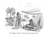 "I'm calling it 'Genesis.'  It's part of a five-book contract." - New Yorker Cartoon Premium Giclee Print by Mort Gerberg