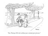 "Gee, Tommy, I'd be lost without your constant peer pressure." - New Yorker Cartoon Premium Giclee Print by Jack Ziegler