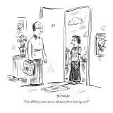 "Can Hilary come out to abstain from having sex?" - New Yorker Cartoon Premium Giclee Print by David Sipress