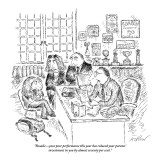 "Rosalie—your poor performance this year has reduced your parents' investm… Premium Giclee Print by Edward Koren