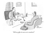 "Will my office be near an ice machine?" - New Yorker Cartoon Premium Giclee Print by Leo Cullum