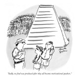 "Sadly, no food was produced after they all became motivational speakers." - New Yorker Cartoon Premium Giclee Print by Benita Epstein