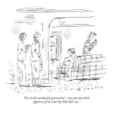 "I'm in the sandwich generation—my parents don't approve of me and my kids… Premium Giclee Print by Barbara Smaller