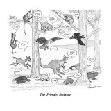 The Friendly Antipodes - New Yorker Cartoon Premium Giclee Print by J.B. Handelsman