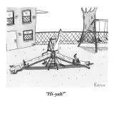 "Hi-yah!" - New Yorker Cartoon Premium Giclee Print by Zachary Kanin
