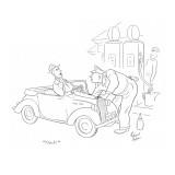 "Ouch!" - New Yorker Cartoon Premium Giclee Print by Richard Decker