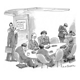 Attorneys Without Clients - New Yorker Cartoon Premium Giclee Print by M.K. Brown