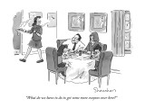 "What do we have to do to get some more crayons over here?" - New Yorker Cartoon Premium Giclee Print by Danny Shanahan