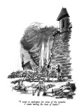 "I want to apologize for some of the remarks I made during the heat of bat…" - New Yorker Cartoon Premium Giclee Print by Dana Fradon