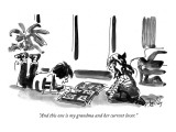 "And this one is my grandma and her current lover." - New Yorker Cartoon Premium Giclee Print by Donald Reilly