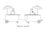 "Trust me—sex sells." - New Yorker Cartoon Premium Giclee Print by Alex Gregory