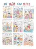 Of Men and Mice - New Yorker Cartoon Premium Giclee Print by Roz Chast